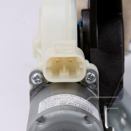 Front Right Power Window Motor and Regulator Assembly 660197 - connector view