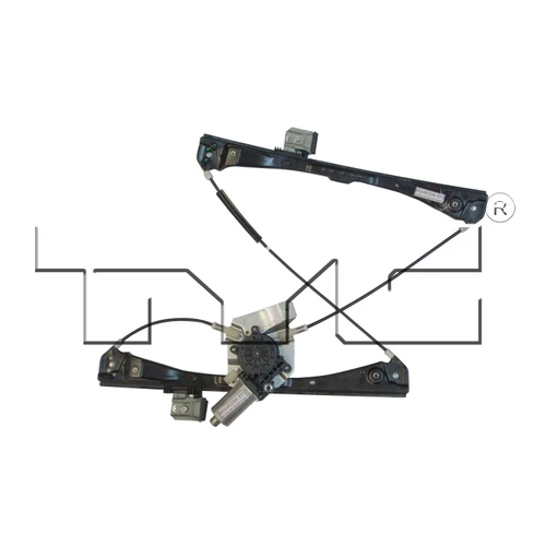 Front Left Power Window Motor and Regulator Assembly 660352 - front view