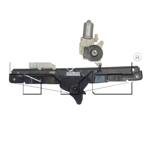Rear Right Power Window Motor and Regulator Assembly 660473 - back view