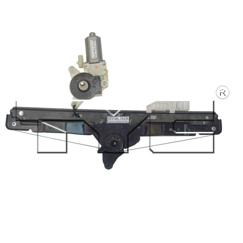 Rear Left Power Window Motor and Regulator Assembly 660474 - back view