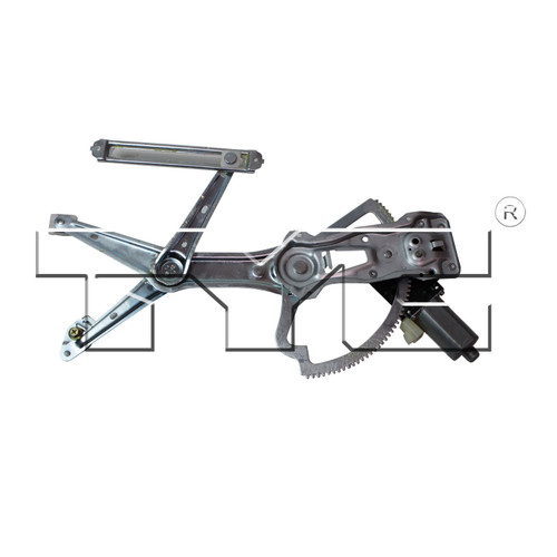 Front Left Power Window Motor and Regulator Assembly 660186 - back view