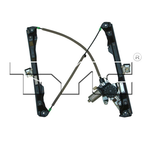 Front Left Power Window Motor and Regulator Assembly 660346 - front view