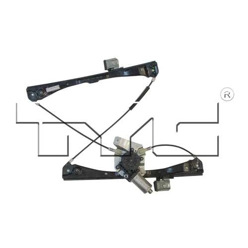 Front Right Power Window Motor and Regulator Assembly 660351 - front view