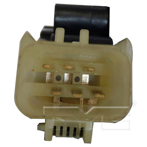 Front Right Power Window Motor and Regulator Assembly 660627 - connector view