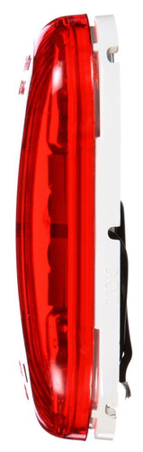 Incandescent 2x4 in Rectangular Red Marker Light 1259-3 - side view