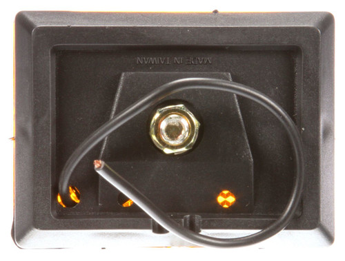 Incandescent 2x3 in Rectangular Yellow Marker Light 1570A - back view