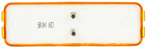 19 Series Incandescent 1x4 in Rectangular Yellow Marker Light 19200Y - back view