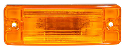 21 Series Incandescent 2x6 in Rectangular Yellow Marker Light 29202Y - front view