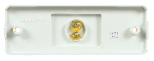 21 Series Incandescent 2x6 in Rectangular Yellow Marker Light 29202Y - back view