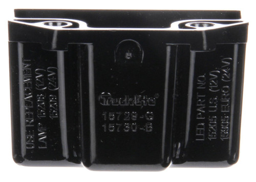 15 Series 1x2 in Rectangular Light Mounting 15730 - back view