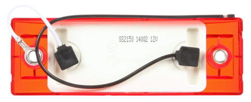 LED 2x6 in Rectangular Red Marker & Clearance Light 2150 - back view