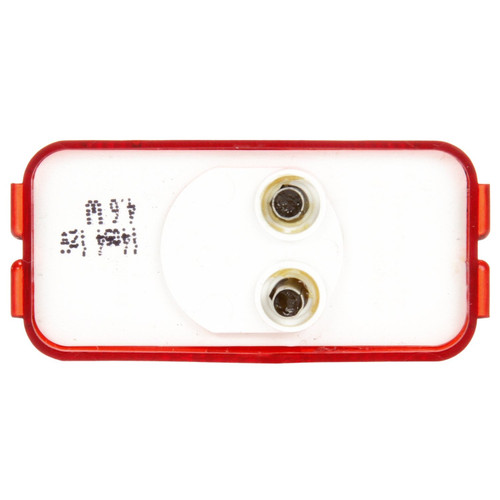 15 Series Incandescent 1x2 in Rectangular Red Marker Light 15200R - back view