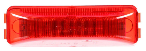 19 Series LED 1x4 in Rectangular Red Marker & Clearance Light 19250R - front view