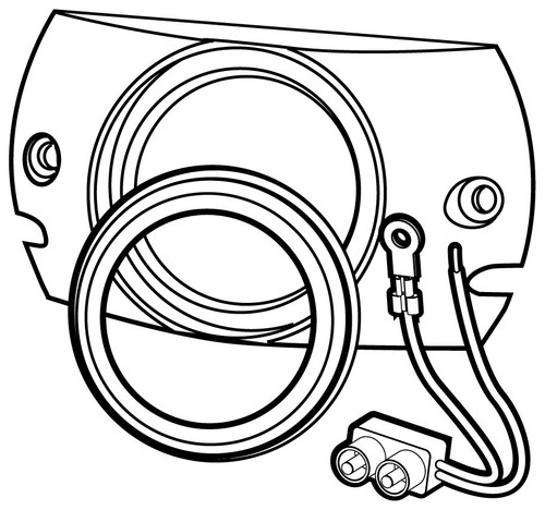 30 Series 2 in Round Light Mounting 30405 - diagram