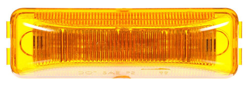 19 Series LED 1x4 in Rectangular Yellow Marker & Clearance Light 19250Y - front view