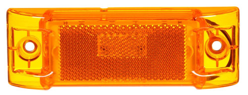 LED 2x6 in Rectangular Yellow Marker & Clearance Light 2150A - front view