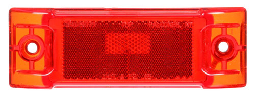 Super 21 Incandescent 2x6 in Rectangular Red Marker Light 21002R - front view