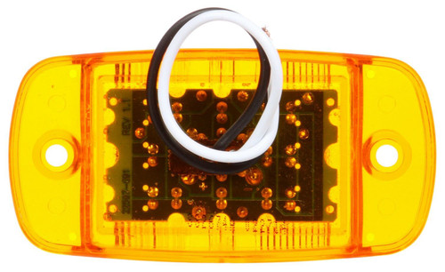 LED 2x4 in Rectangular Yellow Marker & Clearance Light 2674A - back view