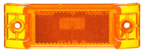 Super 21 Incandescent 2x6 in Rectangular Yellow Marker Light 21002Y3 - front view