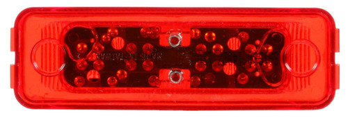 LED 1x4 in Rectangular Red Marker & Clearance Light 1960 - back view