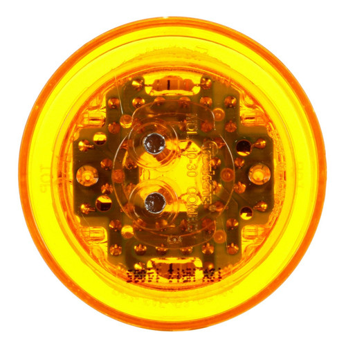 10 Series LED 2.5 in Round Yellow Marker & Clearance Light 10286Y - back view