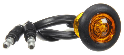 33 Series LED 0.75 in Round Yellow Marker & Clearance Light 33050Y3 - front view