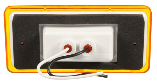 25 Series LED 2x5 in Rectangular Yellow Marker & Clearance Light 25250Y - back view