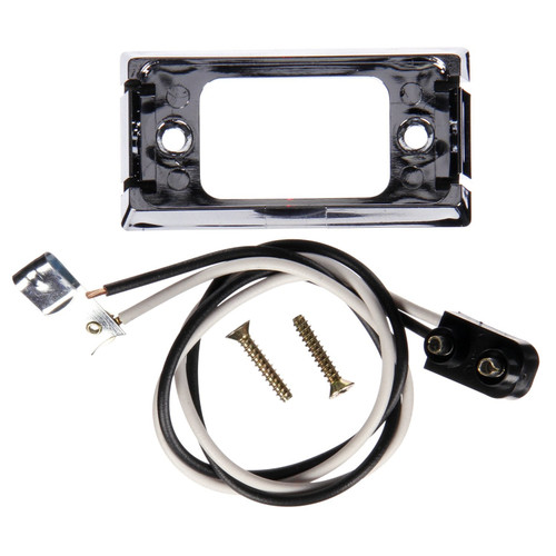 15 Series 1x2 in Rectangular Light Mounting 15405 - kit contents