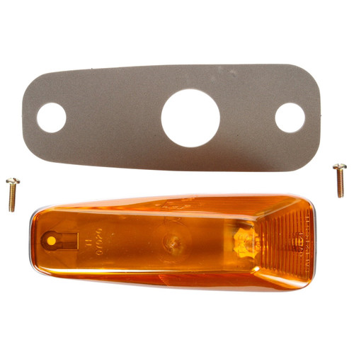 25 Series Incandescent 3x6 in Yellow Marker Light 25761Y - kit contents