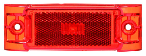 21 Series LED 2x6 in Rectangular Red Marker & Clearance Light 21251R - front view