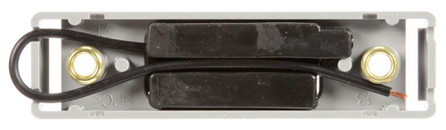 19 Series 1x4 in Rectangular Light Mounting 19721-3 - back view