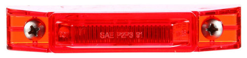 35 Series LED 1x4 in Rectangular Red Marker & Clearance Light 35200R - front view