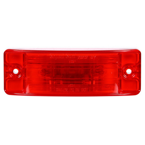 21 Series Incandescent 2x6 in Rectangular Red Marker Light 29002R - front view