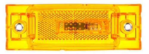 21 Series LED 2x6 in Rectangular Yellow Marker & Clearance Light 21251Y - back view