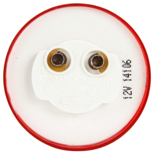 30 Series Incandescent 2 in Round Red Round Light 30200R - back view