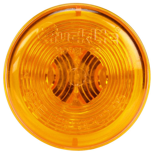 30 Series Incandescent 2 in Round Yellow Round Light 30200Y - front view