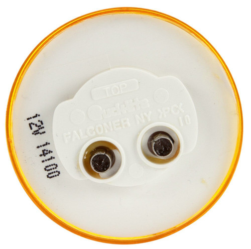 30 Series Incandescent 2 in Round Yellow Round Light 30200Y - back view