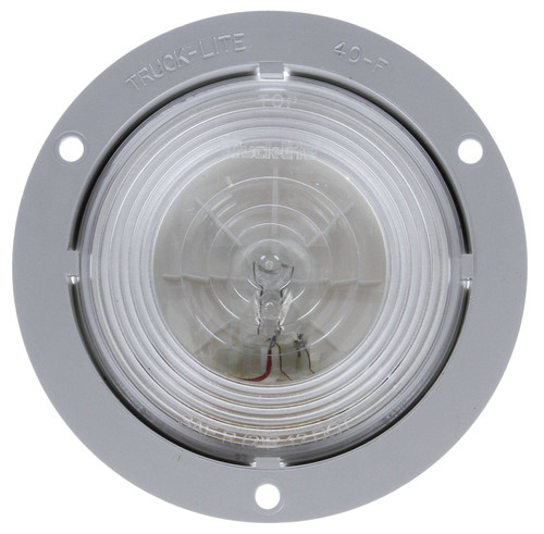 40 Series Incandescent 4 in Round Clear Back Up Light 40024 - front view
