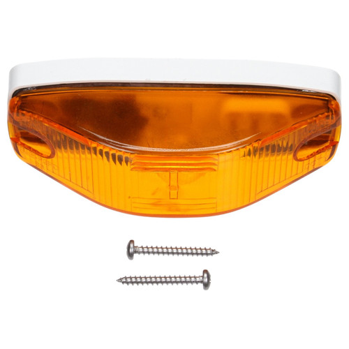 Incandescent 2x6 in Oval Yellow Oval Light 4091A - kit contents