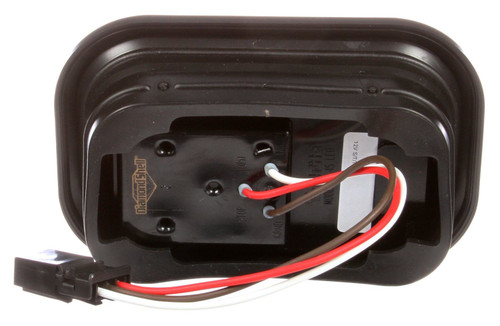 45 Series LED 3x5 in Rectangular Red LLV Lighting Accessory 45032R - back view