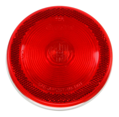 40 Series Incandescent 4 in Round Red Round Light 40248R - front view