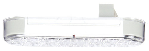 LED 2x6 in Oval Red Stop/Turn/Tail Light 6051 - side view