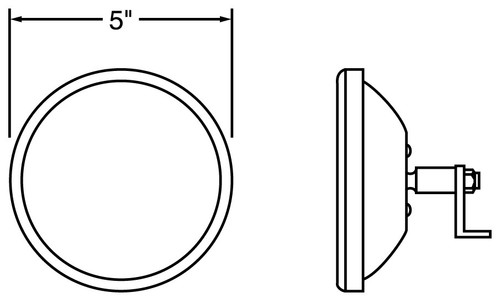 Convex Mirror 97618 - front view