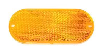 Oval Yellow Truck-Lite Reflector 98001Y - front view