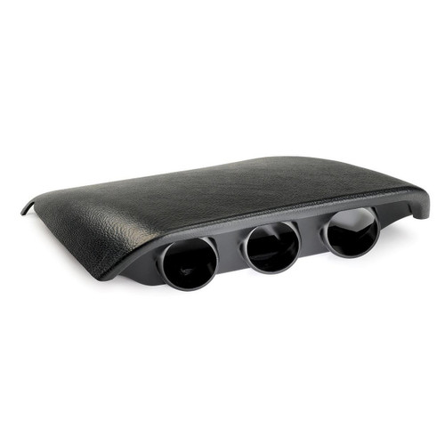 Autometer 52mm Black Triple Dash Pod for Ford Mustang