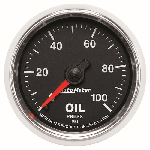 Autometer 52mm 0-100PSI Mechanical Oil Pressure Gauge GS