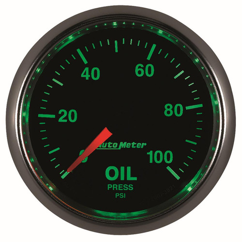 Autometer 52mm 0-100PSI Mechanical Oil Pressure Gauge GS