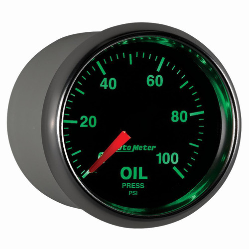 Autometer 52mm 0-100PSI Mechanical Oil Pressure Gauge GS