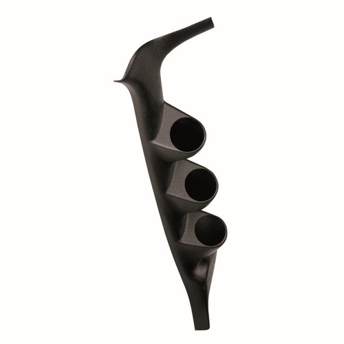 Autometer 2-1/16in Black Triple Pillar Pod for Ford F Series