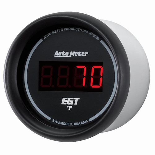 Autometer 52mm 0-2000F Digital EGT/Pyrometer Gauge Z-Series